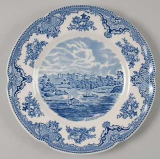 Johnson Brothers Old Britain Castles Blue(Made In England Luncheon Plate, Fine C