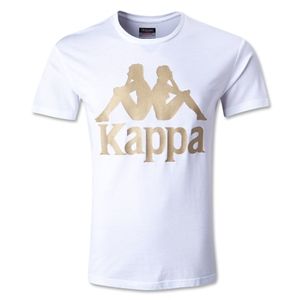 Kappa Authentic Sarab Kappa Logo T Shirt (Wh/Gd)