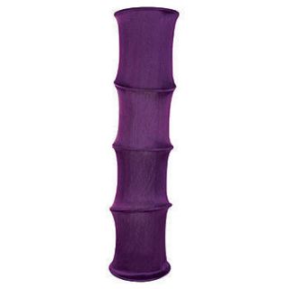 8 Foot Purple Luminescent Swirl Column Fabric Slips