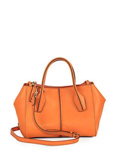 Tods Mini D Shopping Tote   Orange