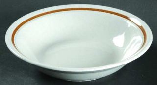 Nikko Meadowland Rim Soup Bowl, Fine China Dinnerware   Colorstone,White/Brown F