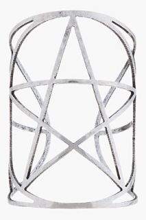 Pamela Love Silver Tarnished Pentagram Cuff