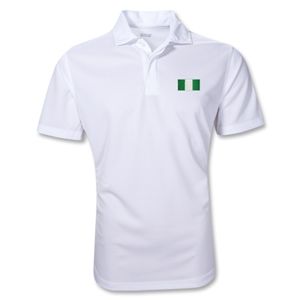 hidden Nigeria Polo Shirt (White)