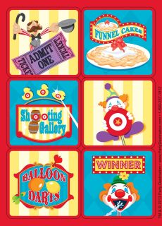 Carnival Games Stickers