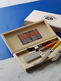 Artisanal Cheese Laguiole Knife Set   No Color