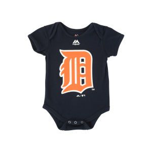 Detroit Tigers Majestic MLB Newborn Primary Logo Creeper