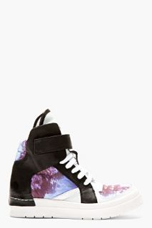 Ca By Cinzia Araia Purple Landscape Print High_top Sneakers