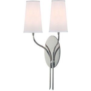 Hudson Valley HV 3712 PN WS RUTLAND 2 Light Wall Sconce