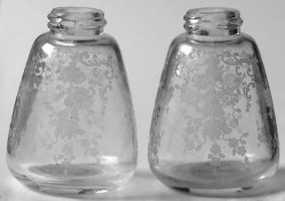 Cambridge Chantilly Salt Shaker No Lid   Stem #3625, Etched