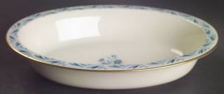 Lenox China Blueridge 9 Oval Vegetable Bowl, Fine China Dinnerware   Blue Laure