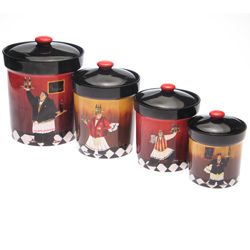 Certified International Bistro Canister (set Of 4)