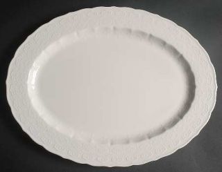 Wedgwood Trousseau 15 Oval Serving Platter, Fine China Dinnerware   Martha Stew