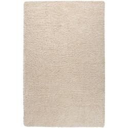 Woven Beige Calucy Plush Shag (5 X 8)