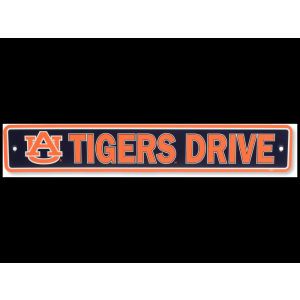 Auburn Tigers Styrene Street Signs