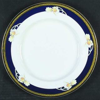 Christineholm Royal Orchid Dinner Plate, Fine China Dinnerware   Gold Encrusted,