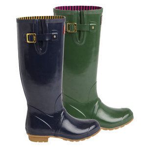 Joules Wellie Boot Blue Glossy 5