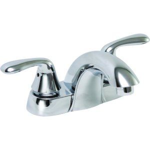 Premier Faucets PF126957 Ashbury Lead Free Two Handle Lavatory Faucet with Pop U