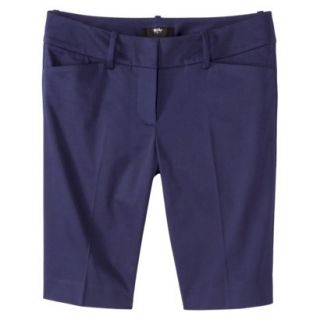 Mossimo Petites Bermuda Shorts   Blue 12P