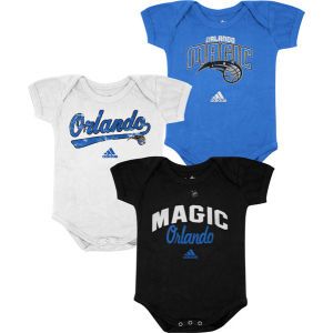 Orlando Magic adidas NBA Newborn 3 Pack Creepers