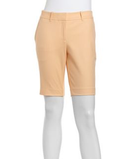 Stretch Twill Bermuda Shorts, Apricot