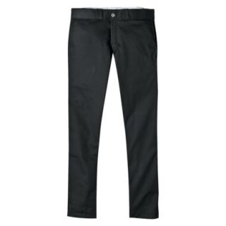 Dickies Mens Skinny Straight Fit Work Pants   Black 32x34