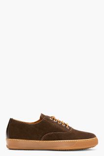 Yuketen Brown Suede Hermosa Sneakers