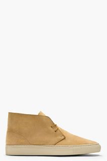 Common Projects  Exclusive Tan Nubuck Chukka Boots