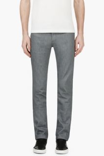 Naked And Famous Denim Grey Skinny Jeans