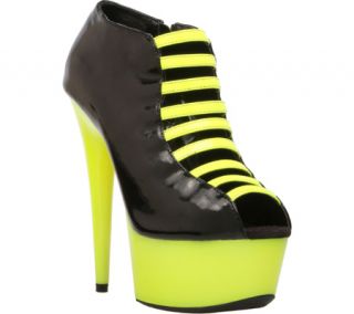 Womens Highest Heel Glow 121   Neon Yellow High Heels
