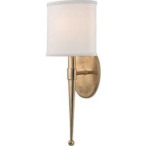Hudson Valley HV 6120 AGB Madison 1 Light Wall Sconce