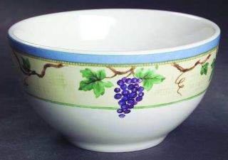 Pfaltzgraff Merlot Dessert Bowl, Fine China Dinnerware   Perennials, Grapevine,