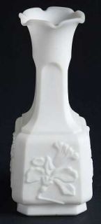 Imperial Glass Ohio Jonquil Milkglass (Doeskin) Bud Vase   Line 1950/112, Milkgl