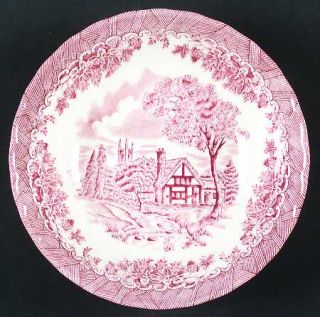 Churchill China Brook Pink, The (Colombia, Malaysia) Coupe Cereal Bowl, Fine Chi