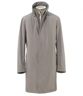 Traveler Double Collar 3/4 Length Raincoat Extended Sizes JoS. A. Bank
