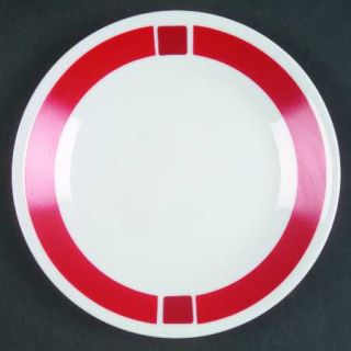 Corning Urban Red Bread & Butter Plate, Fine China Dinnerware   Corelle,Red Band