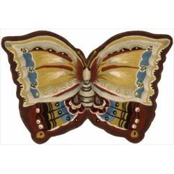 Nourison Hand tufted Multi Butterfly Wool Rug (4 X 6)