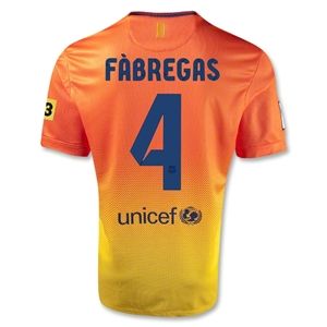 Nike Barcelona 12/13 FABREGAS Away Soccer Jersey