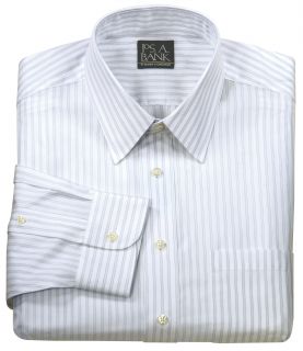Traveler Point Collar Stripe Dress Shirt Big/Tall by JoS. A. Bank Mens Dress Sh