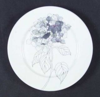 Block China Hydrangea Salad Plate, Fine China Dinnerware   Watercolors,Goertzen,