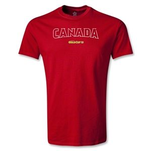 Euro 2012   Canada CONCACAF Gold Cup 2013 T Shirt (Red)
