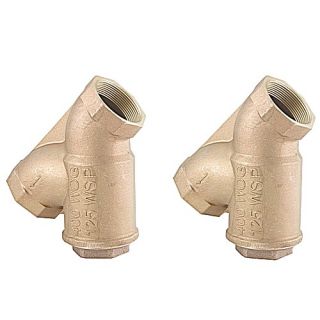 Watts 2 777S 20 M3 Wye Pattern Strainer with Tapped Retainer Cap Bronze, 2
