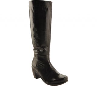 Womens Naot Divine   Black Gloss Leather Boots