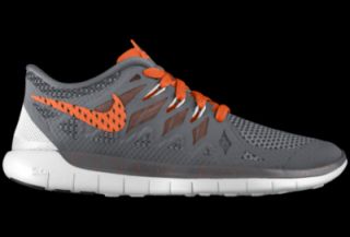 Nike Free 5.0 iD Custom Kids Running Shoes (3.5y 6y)   Grey