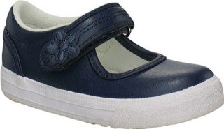 Girls Keds Ella MJ   Navy Leather Casual Shoes