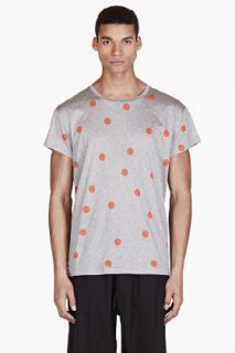 Acne Studios Heathered Grey Dots T_shirt