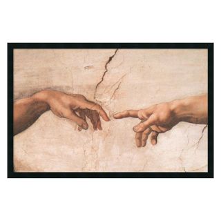 The Creation of Adam (Detail I) Framed Wall Art by Michelangelo Buonarroti   37.