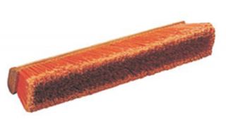 Carlisle 24 Floor Sweep   Fine/Medium, Hardwood Block, Orange Poly Bristles