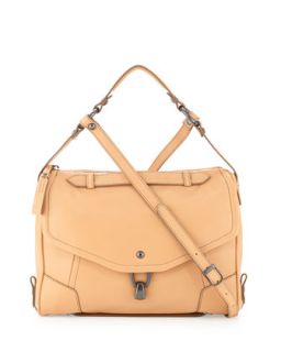 Alexa Leather Crossbody Bag, Camel