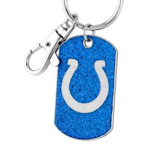 Indianapolis Colts AMINCO INC. Glitter Key Ring