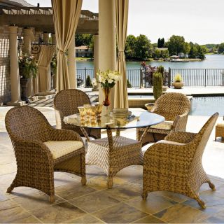 The Telescope Casual Key Biscayne Wicker Patio Dining Collection Multicolor  
